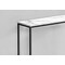 Monarch Specialties Accent Table, Console, Entryway, Narrow, Sofa, Living Room, Bedroom, White Marble Look Laminate I 2255 - alternate 3